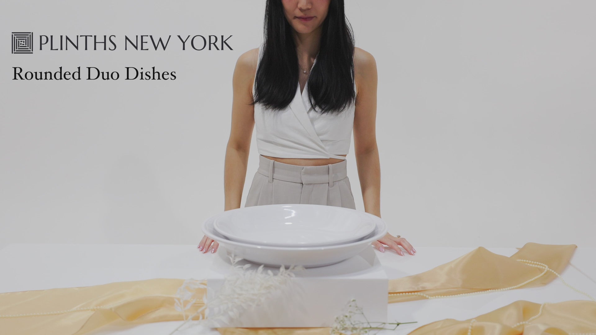 Rounded Duo Dishes Set
